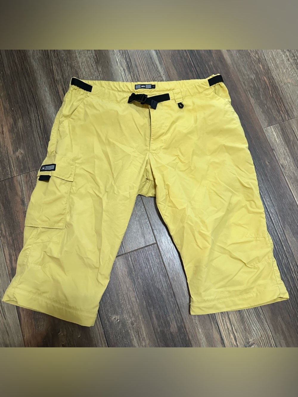 REI long nylon cargo shorts women’s 12